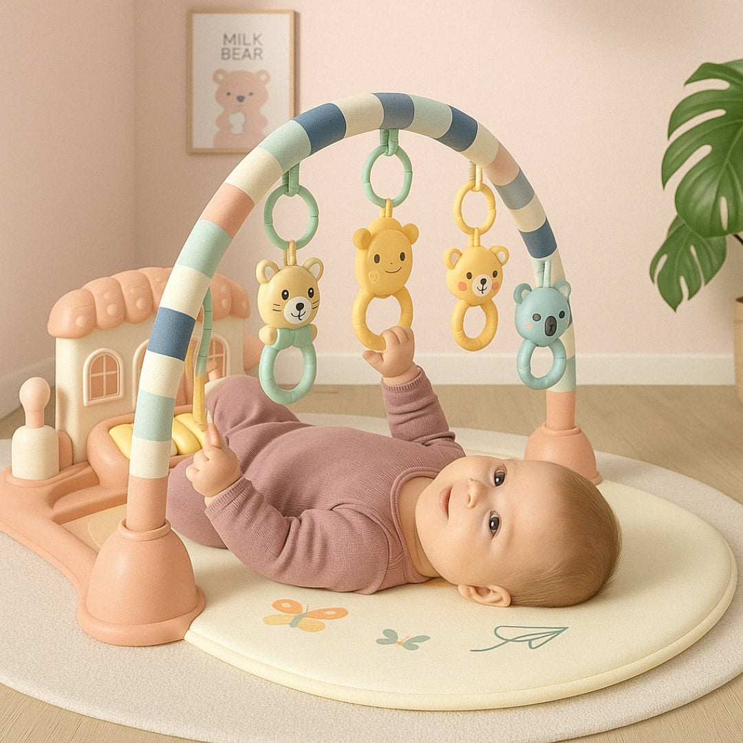 Chaussons Chaussettes Bébé – Motif Lion | Antidérapants & Douillets