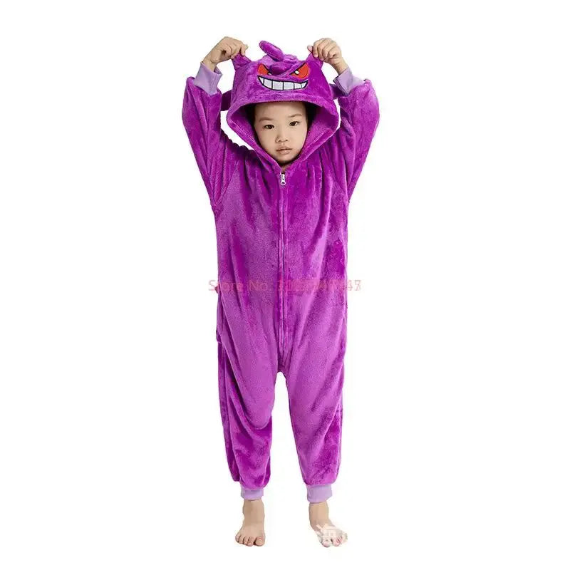 Pokemon Gengar Snorlax Costume Adult For Adolescent Clothing Pika Halloween Cosplay Adult Full Body Pijama Christmas Pajam Gift