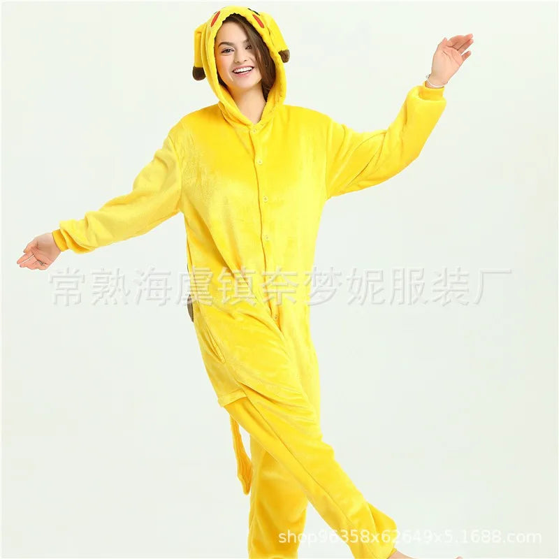 Pokemon Gengar Snorlax Costume Adult For Adolescent Clothing Pika Halloween Cosplay Adult Full Body Pijama Christmas Pajam Gift