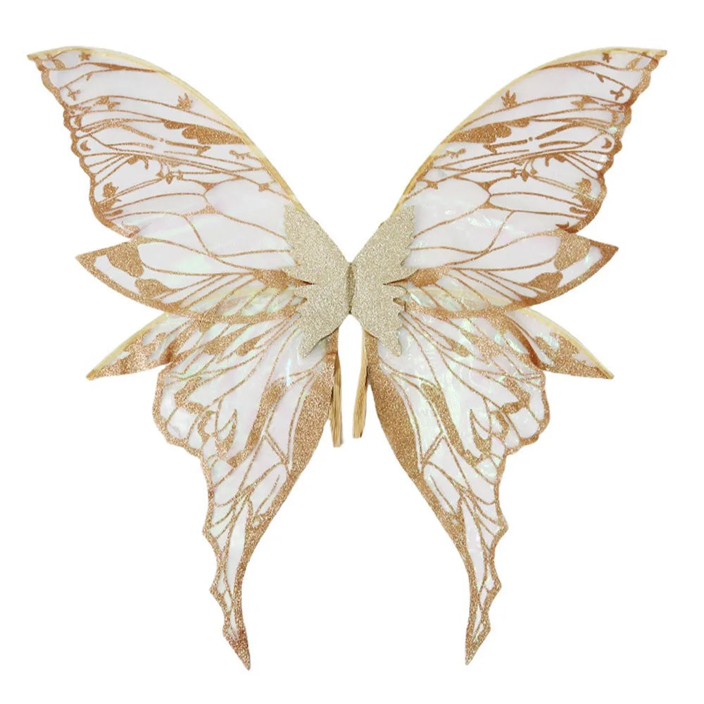 Magical Adults Fairy Wings Girls Sparkling Angel Wings Costume Wings for Halloween Costume Dress up Party Favor Christmas Gift