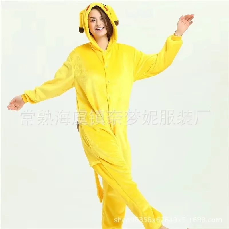 Pokemon Gengar Snorlax Costume Adult For Adolescent Clothing Pika Halloween Cosplay Adult Full Body Pijama Christmas Pajam Gift