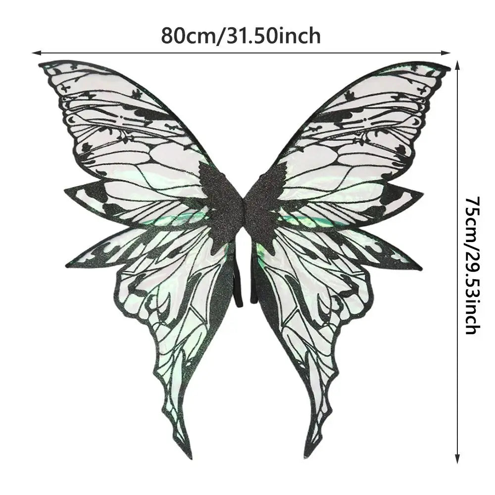 Magical Adults Fairy Wings Girls Sparkling Angel Wings Costume Wings for Halloween Costume Dress up Party Favor Christmas Gift