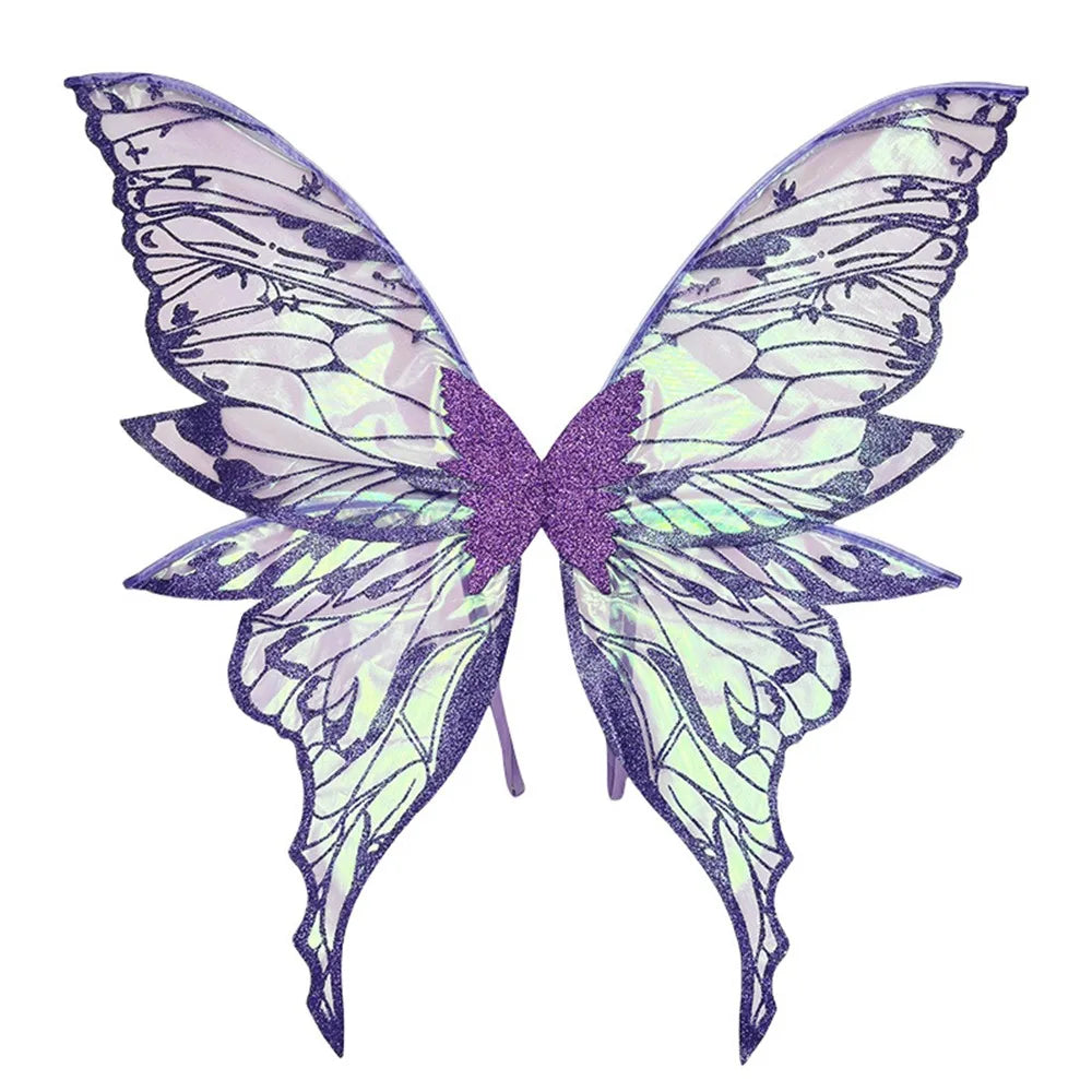 Magical Adults Fairy Wings Girls Sparkling Angel Wings Costume Wings for Halloween Costume Dress up Party Favor Christmas Gift