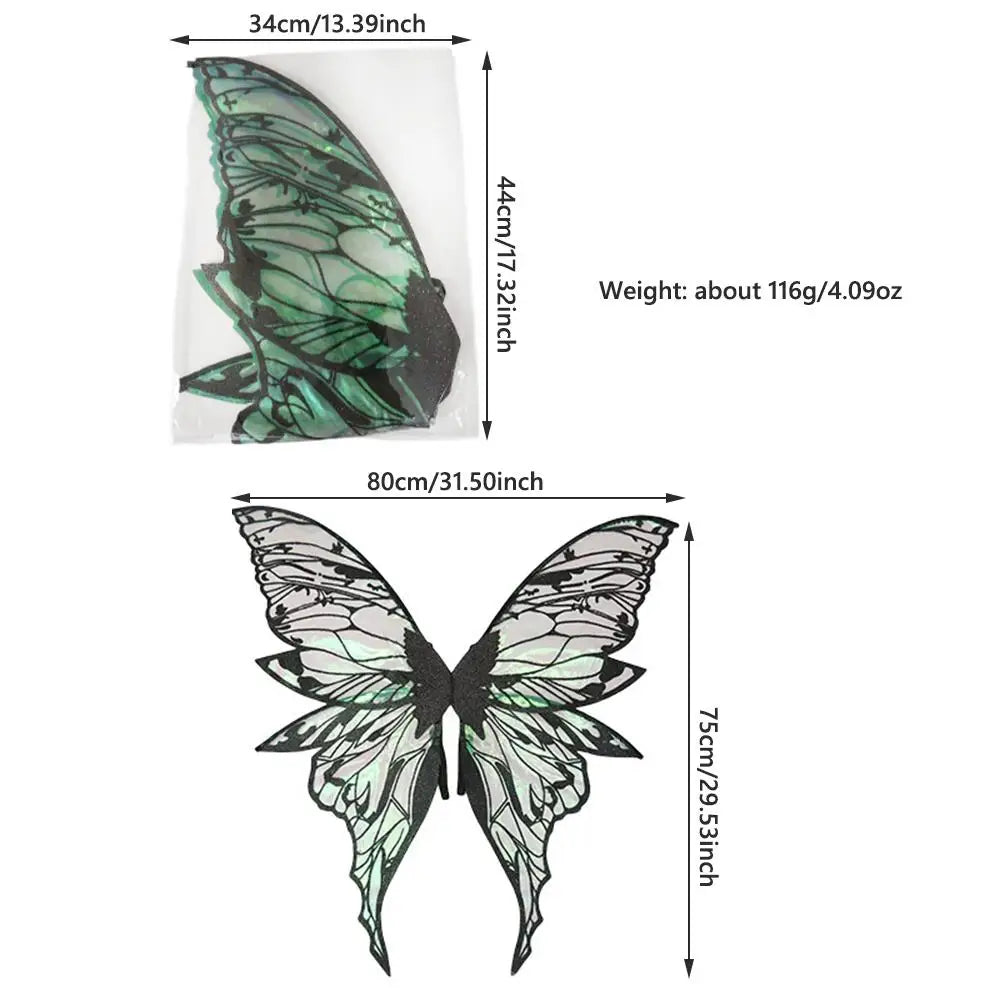 Magical Adults Fairy Wings Girls Sparkling Angel Wings Costume Wings for Halloween Costume Dress up Party Favor Christmas Gift