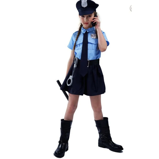Halloween Children's Costume Clothing, Spring, Summer, Autumn Cosplay, Girls' Uniform, Girls' Slim Fit Uniform