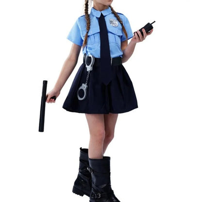 Halloween Children's Costume Clothing, Spring, Summer, Autumn Cosplay, Girls' Uniform, Girls' Slim Fit Uniform