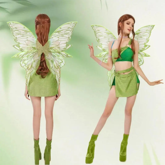 Magical Adults Fairy Wings Girls Sparkling Angel Wings  Costume Wings for Halloween Costume Dress up Party Favor Christmas Gift