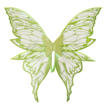 Magical Adults Fairy Wings Girls Sparkling Angel Wings  Costume Wings for Halloween Costume Dress up Party Favor Christmas Gift